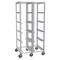 Lockwood Manufacturing 2-Column Mail Tub Caddie, Holds 10 Totes, Adjustable 3.5" Wide Supports RR69-5-3-13-2W - alternate 1